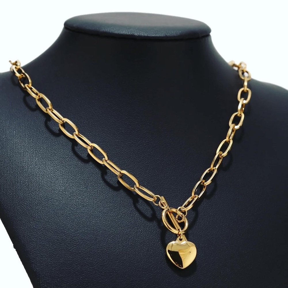 Heart Necklace Stainless Steel